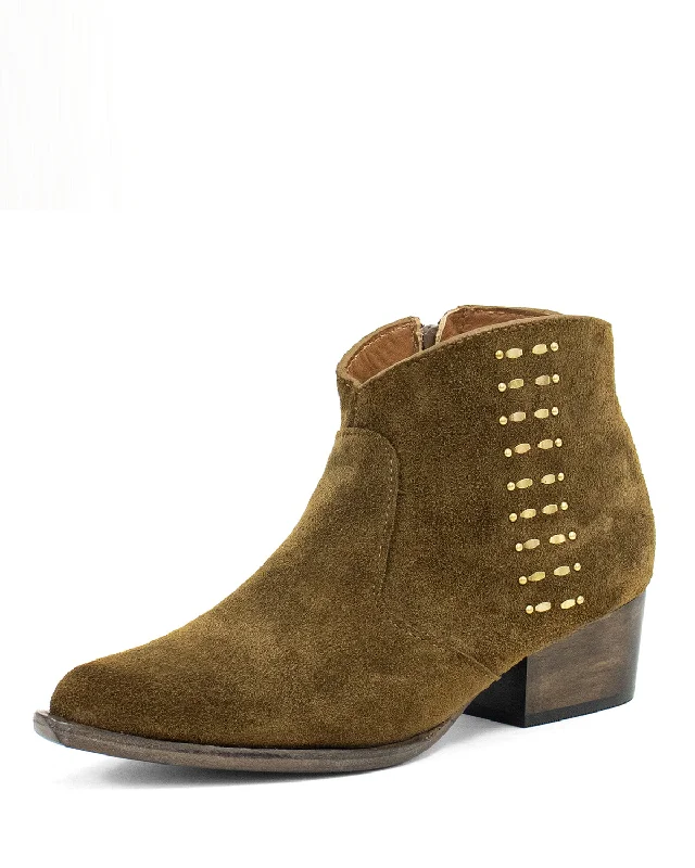 Boots with whisper-thin uppers -Jovi Suede Boot | Moss Green