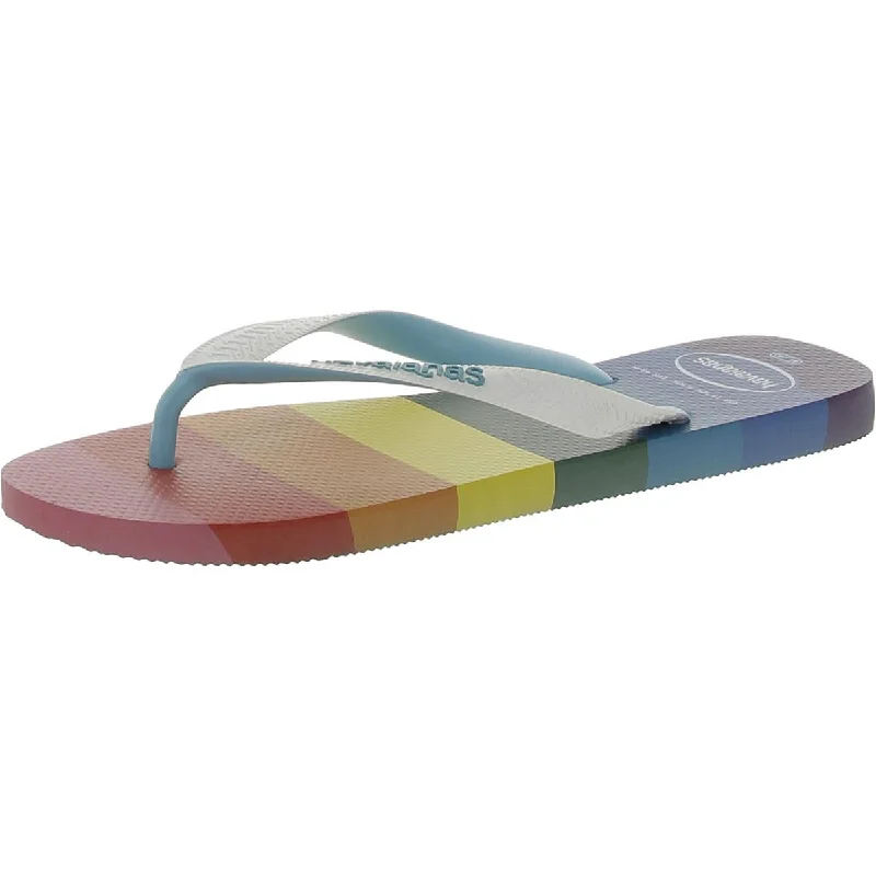 Sandals with vivid sole grip -Havaianas Womens Laceless Rubber Thong Sandals