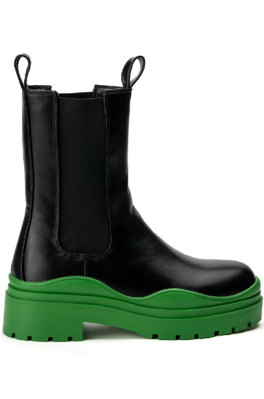 Boots with breezy sole linings -GHOSTED GREEN CHELSEA BOOT