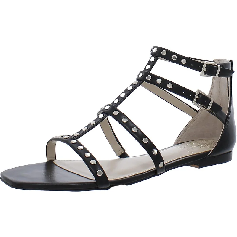 Sandals with feathery foam beds -Vince Camuto Womens Faux Leather Strappy Sandals