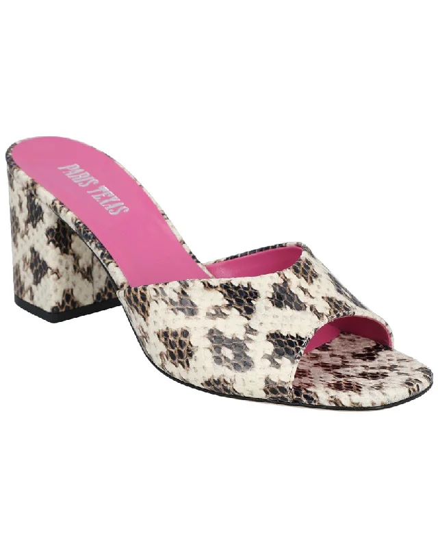 Slippers for daily lounging -Paris Texas Anja Leather Mule