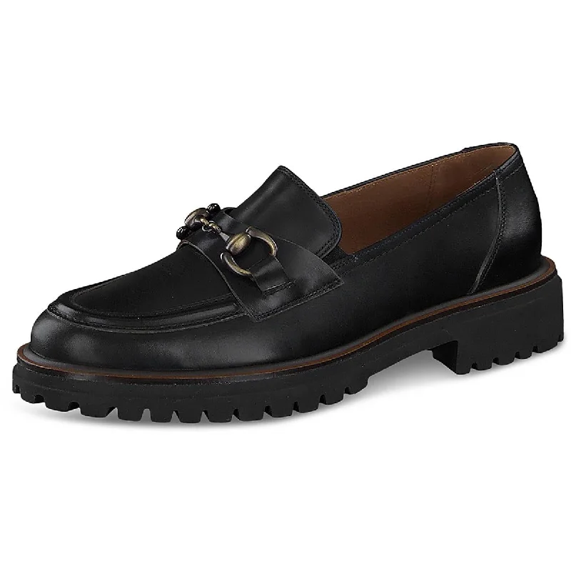 Loafers with quick-dry linings -Paul Green Womens Ollie Leather Bit Loafers