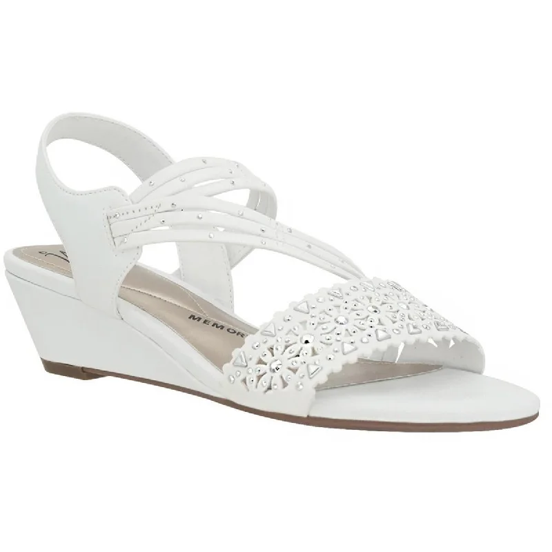 Sandals for wet beach strolls -Impo Womens Gatrina Embellished Ankle Strap Slingback Sandals