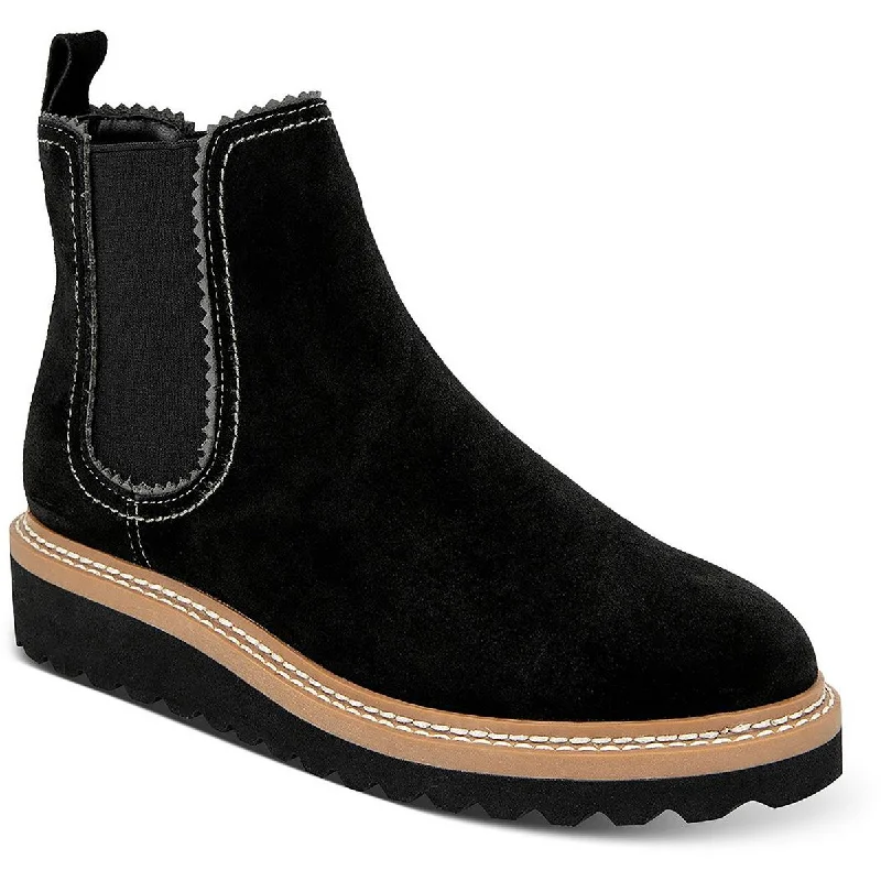 Boots with faint shimmer linings -Splendid Womens Elora  Laceless Ankle Chelsea Boots