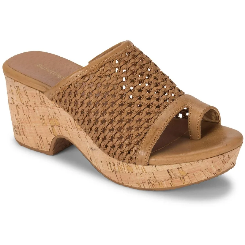 Sandals with hard sole beds -Baretraps Womens BETHIE Heels Wedge Sandals