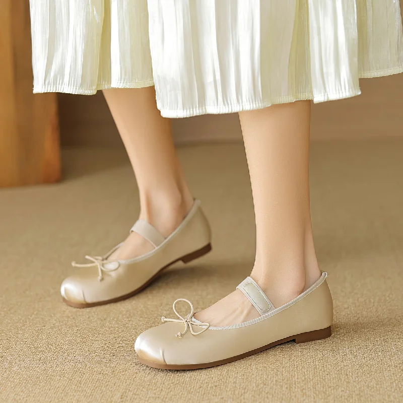 Luxe flats for chic rest -Women Minimalist Casual Comfort Soft Flats