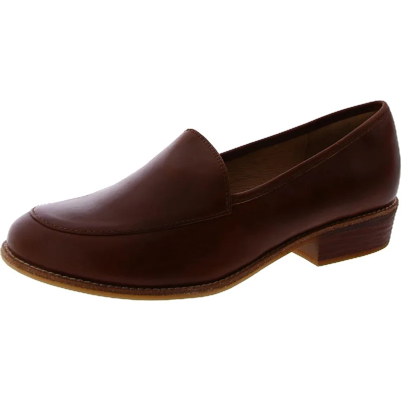 Loafers with sturdy sole linings -Sofft Womens Napoli Leather Slip-On Loafers