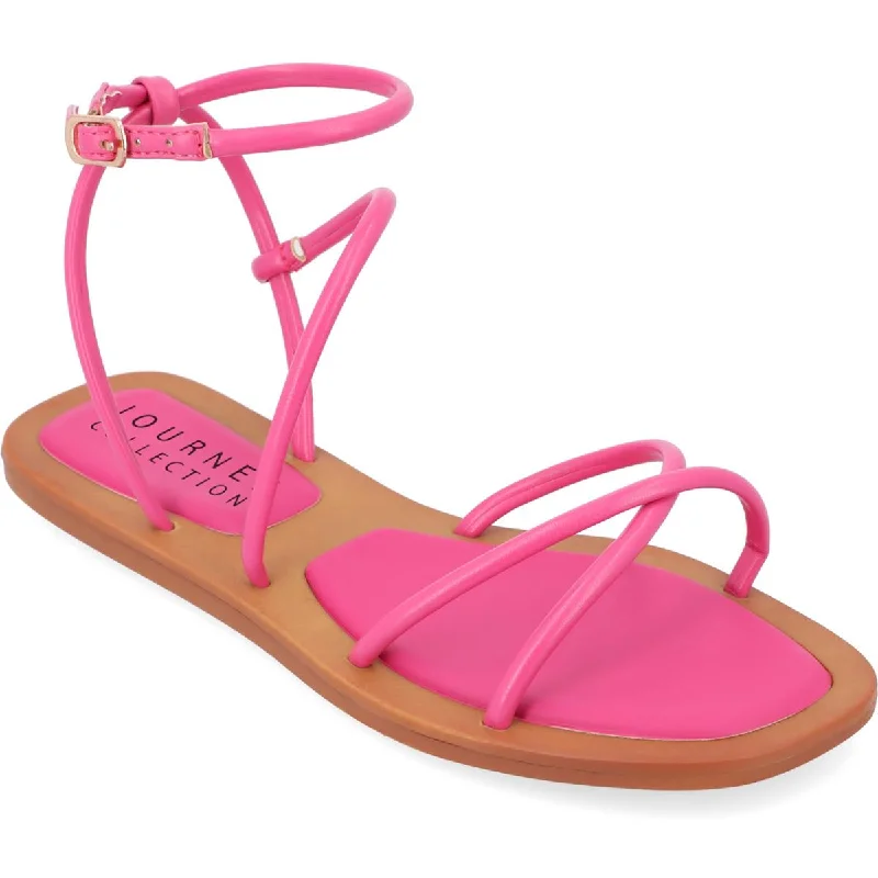 Sandals with rainy shore repose -Journee Collection Womens Farron Faux Leather Strappy Sandals