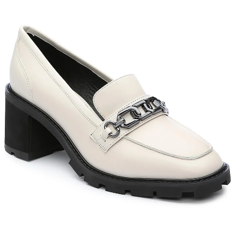 Loafers with steady heel linings -Sanctuary Womens Primo Leather Lugged Sole Loafers