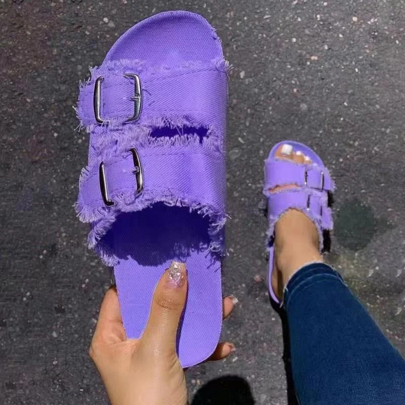 Slippers with durable soles -2023 New Women Slippers Flats Platform Sandals Casual Shoes Summer Designer Beach Slingbacks Flip Flops Ladies Home Mujer Slides