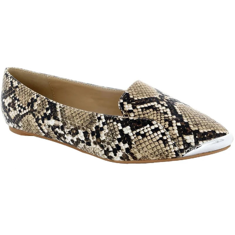 Loafers for budget-conscious shoppers -Penny Loves Kenny Womens Nik Embossed Metallic Toe Cap Loafers