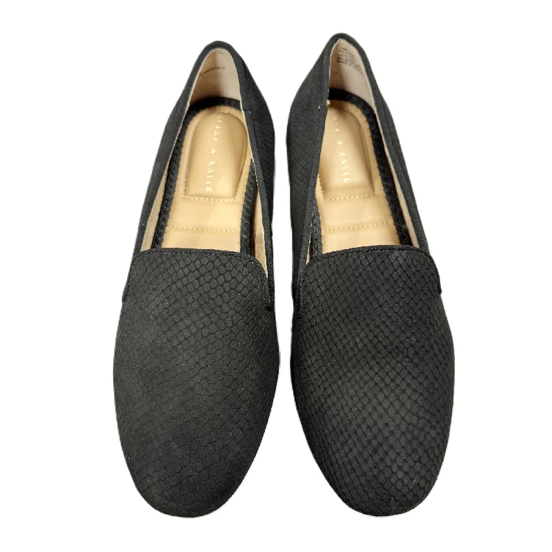 Flats for arch stress relief -Shoes Flats By Kelly And Katie In Black, Size: 8