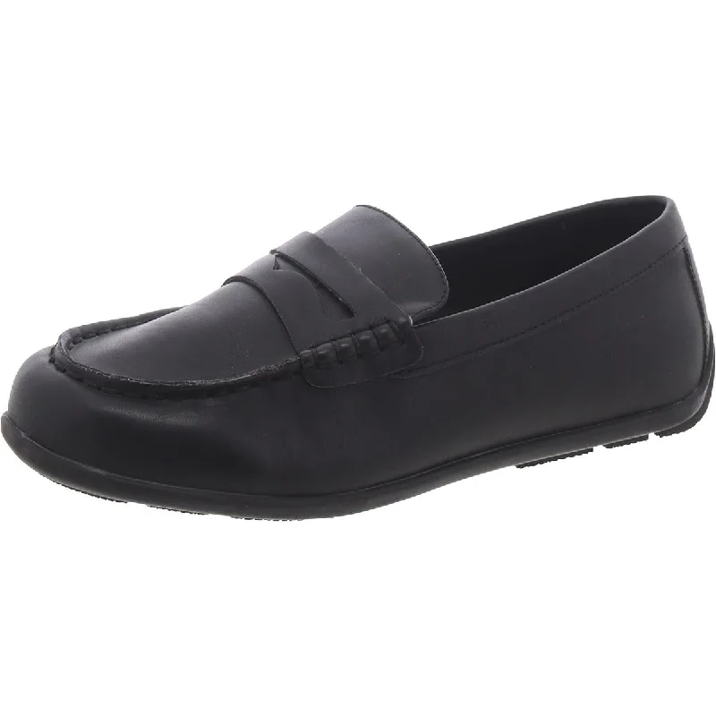 Loafers for hours of standing ease -Nordstrom Rack Womens Faux Leather Flat Loafers