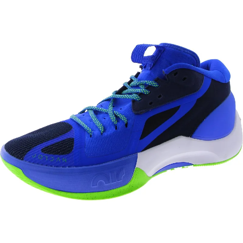 Running shoes for routine runs -Jordan Mens Zoom Separate Lace-Up Padded Insole Running & Training Shoes