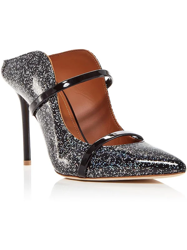 High heels for date nights -Maureen  Womens Glitter Slip On Mules