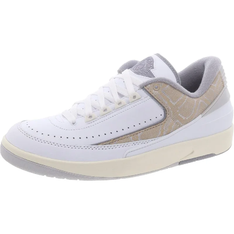 Running shoes with soft cushioning -Jordan Mens Air Jordan 2 Retro Low Trainer Fitness Running & Training Shoes