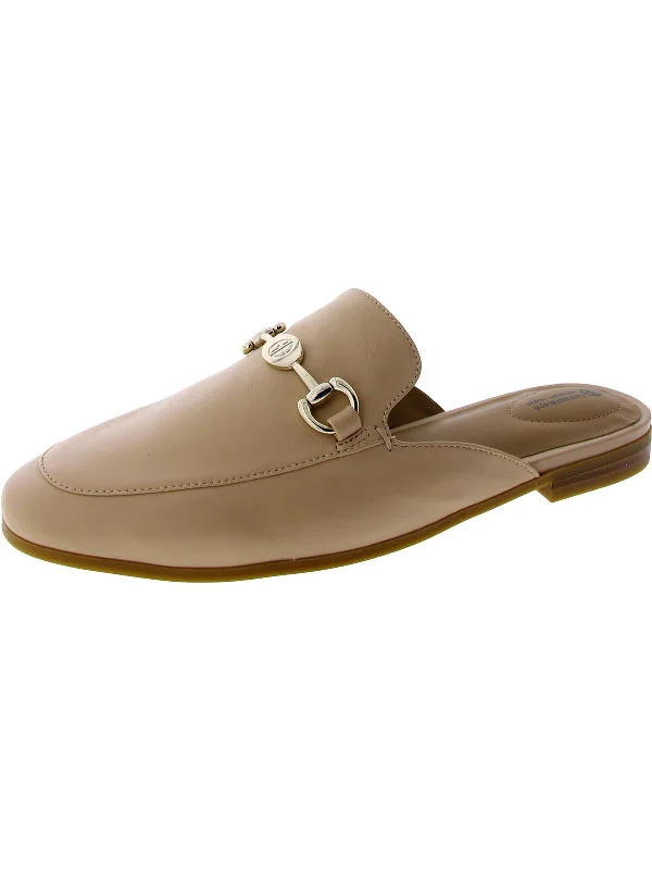 Slippers for relaxed evenings -Soleena Womens Leather Slip-On Mules