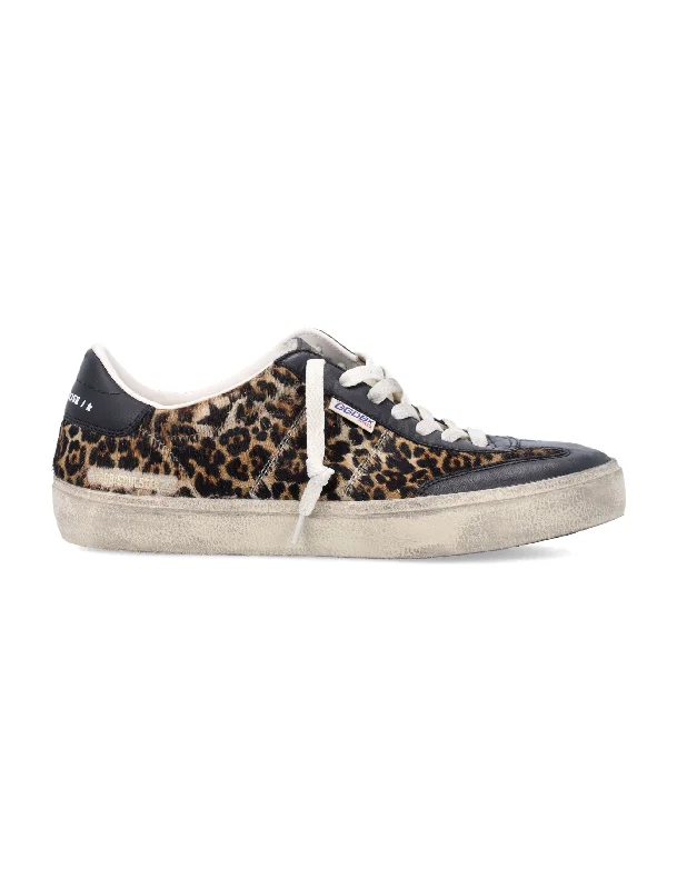 GOLDEN GOOSE Soul-Star Leopard Mini Sneaker