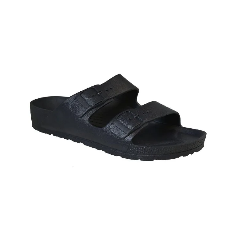 Sandals with quiet shore repose -Tecs Womens Footbed Buckle Wedge Sandals