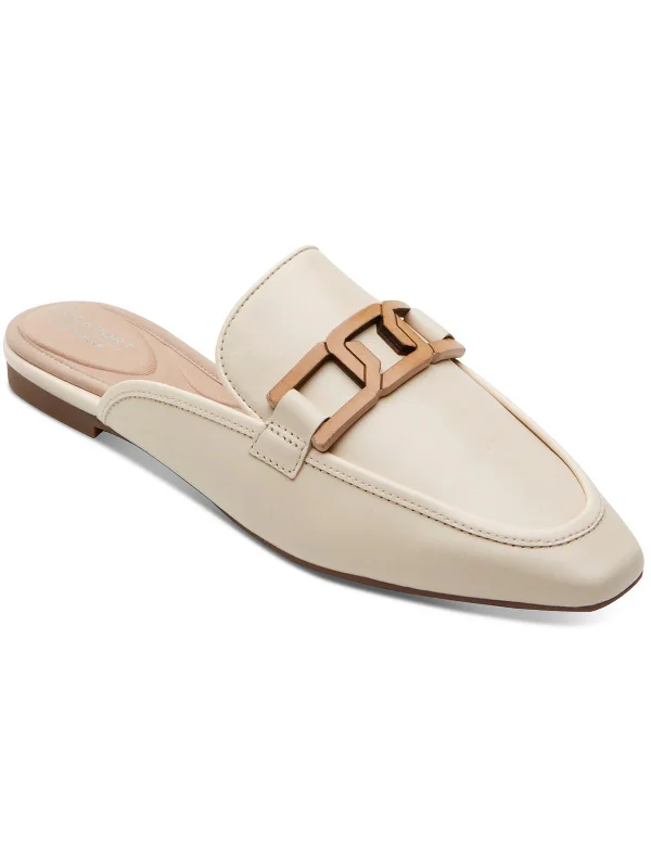 Slippers for morning comfort -Womens Leather Mules