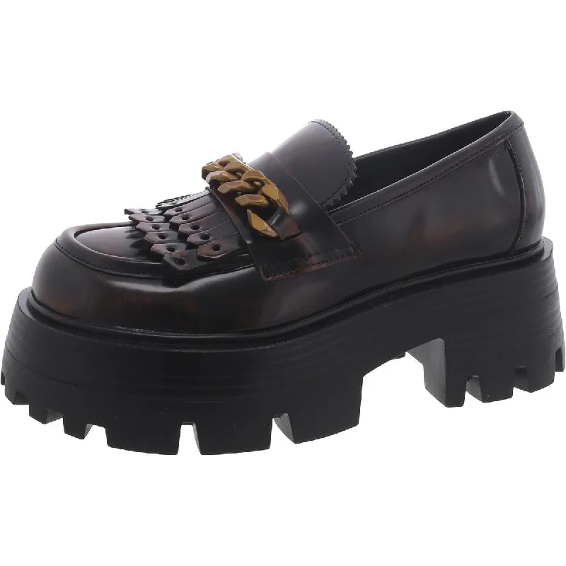 Loafers for breezy daily style -Steve Madden Womens Merits Faux Leather Loafers