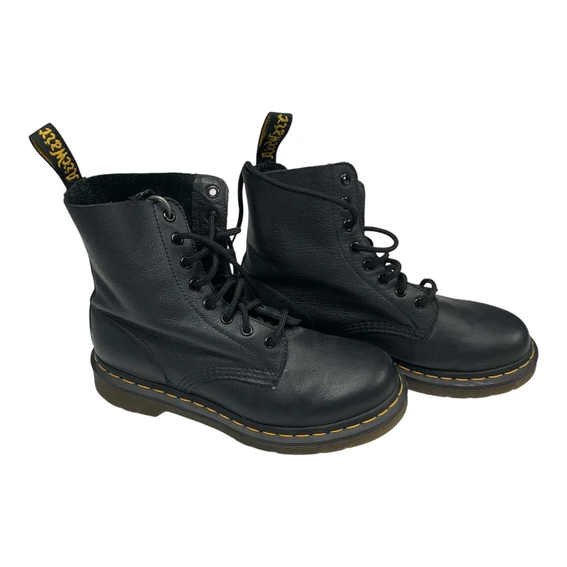 Flats for chill nights -Boots Ankle Flats By Dr Martens In Black, Size: 8