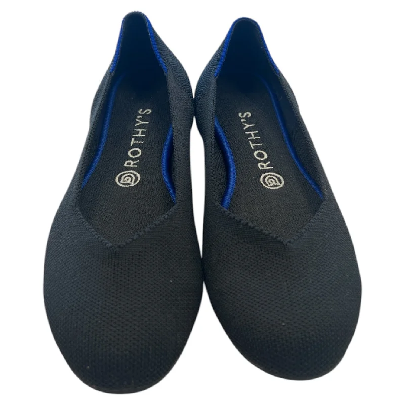 Flats for narrow feet fit -Shoes Flats By Rothys In Black, Size: 8.5