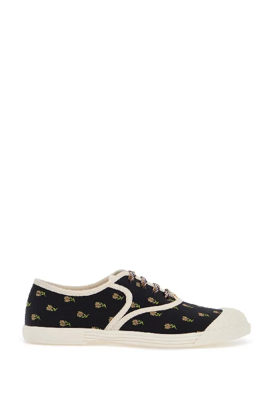 VALENTINO GARAVANI Floral Pattern Cotton Sneakers for Women - SS25