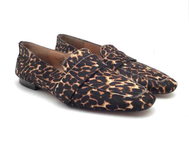 Flats with perforated tops -Shoes Flats By Halogen In Leopard Print, Size: 7