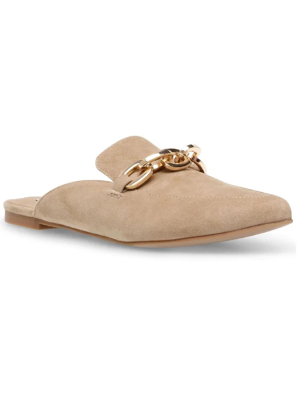 Slippers for tired legs -Finish Womens Suede Embellished Mules