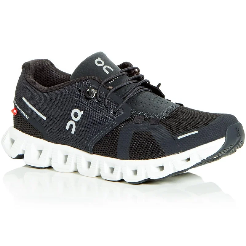 Running shoes with padded collars -On Mens Cloud 5 Fitness Running Athletic and Training Shoes