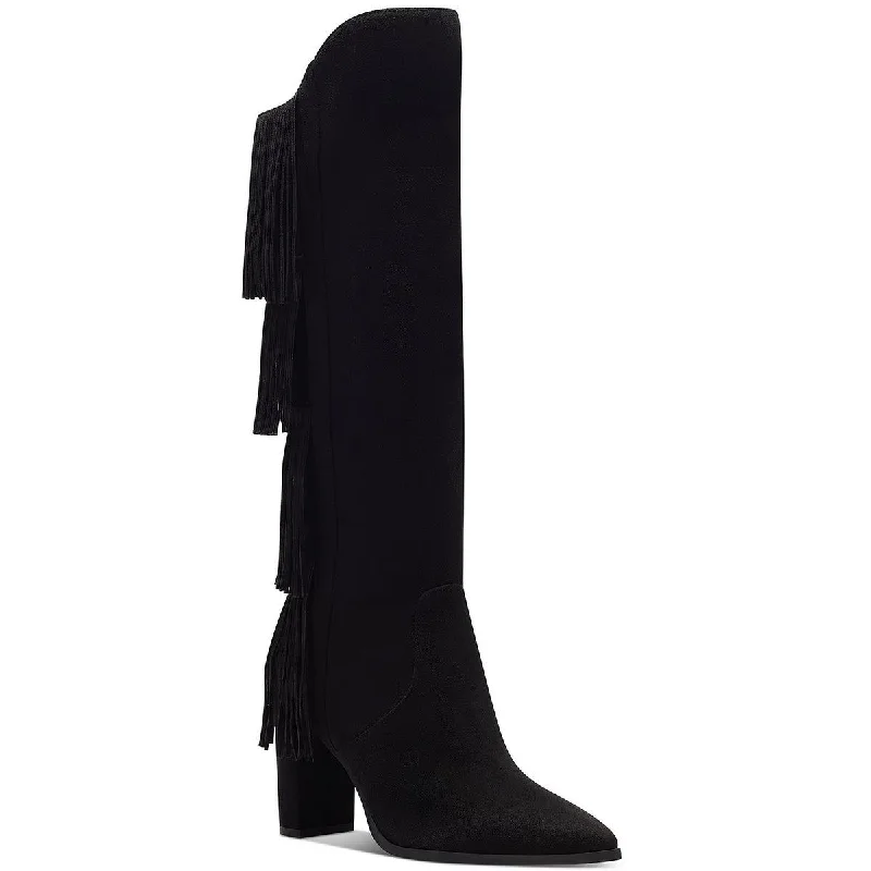 Boots with subtle glow hues -INC Womens Yomesa Pointed toe Knee-High Boots