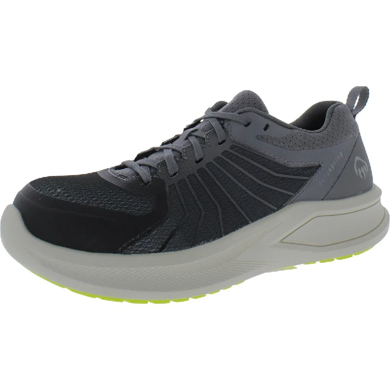 Running shoes for agility practice -Wolverine Mens Bolt Durashock Duraspring Lace-Up Running & Training Shoes