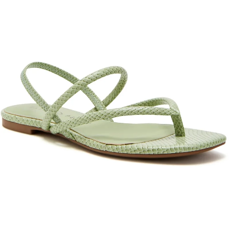 Sandals with deal shore swaps -Katy Perry Womens The Claire Sandal Faux Leather Slip-On Thong Sandals