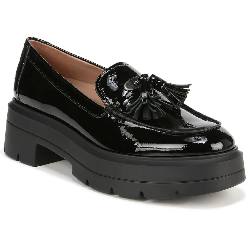 Loafers for long evening suppers -Naturalizer Womens Nieves Patent Leather Slip On Loafers