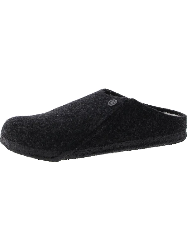 Slippers with cozy insides -Womens Wool Slip On Mules