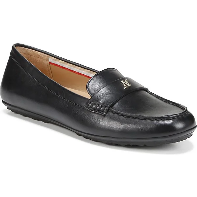 Loafers for women with shin soothing -Naturalizer Womens EVIE Leather Loafers