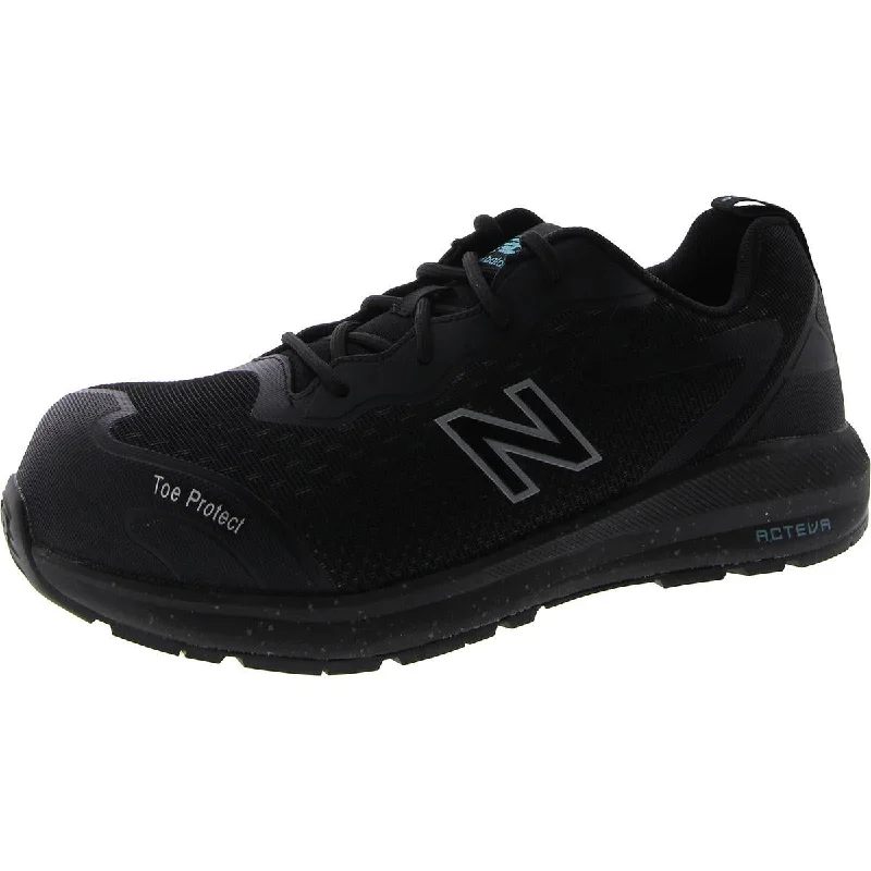 Running shoes with rigid heels -New Balance Mens Mesh Lace up Running & Training Shoes