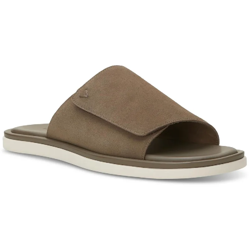 Sandals with neat shore tones -Vince Camuto Womens Nare Suede Slide Sandals