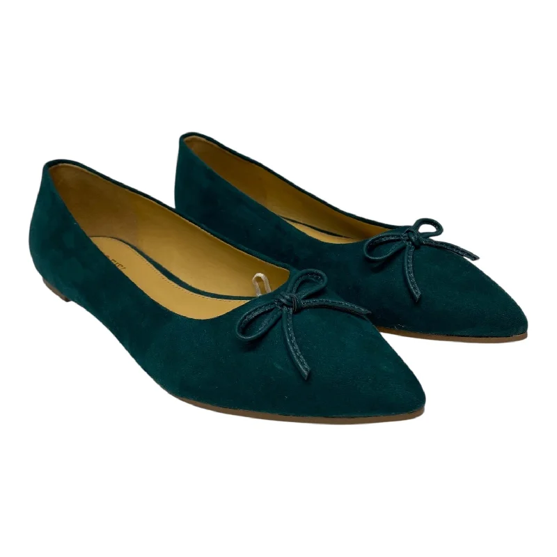 Flats for easy lounging -Shoes Flats By J. Crew In Green, Size:7.5