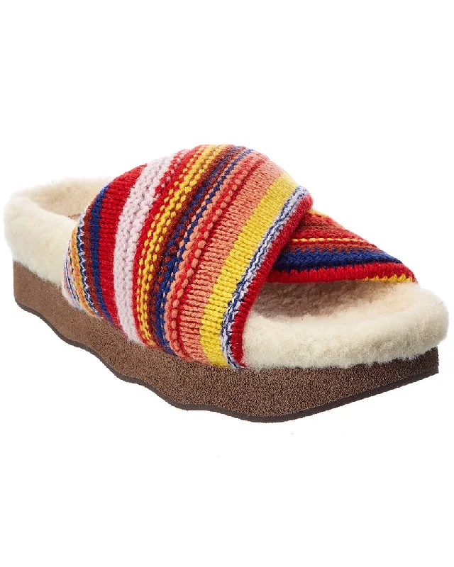 Slippers for casual comfort -Chloe Wavy Slide