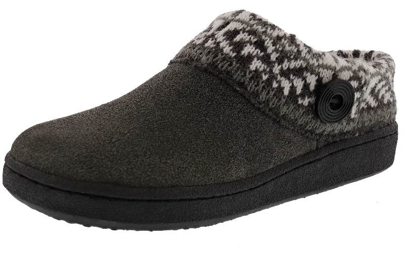 Slippers with great grip -Clarks Women's Indoor Outdoor Clog Winter Slippers Amanda