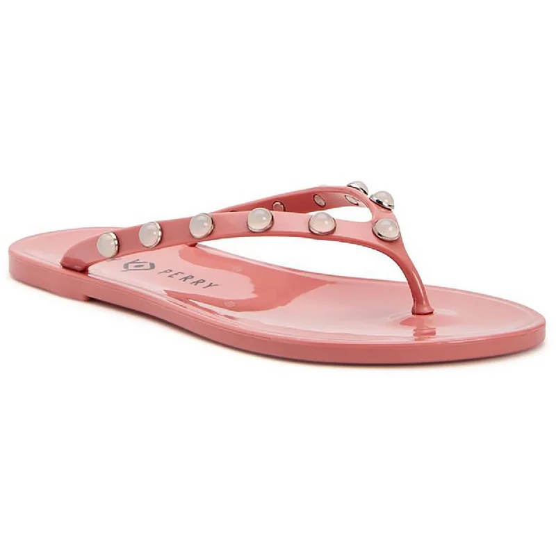 Sandals with easy shore hush -Katy Perry Womens The Geli Gem Embellished Man Made Jelly Sandals