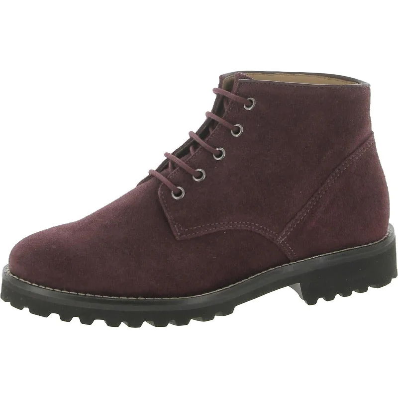 Boots for long rainy vibes -Driver Club USA Womens Highland Park Suede Anke Chukka Boots