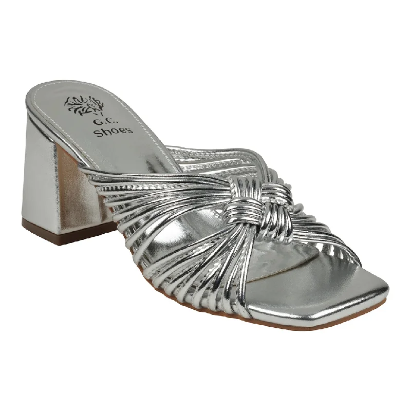 Sandals for shore skipping -Josie Silver Strappy Heeled Sandals