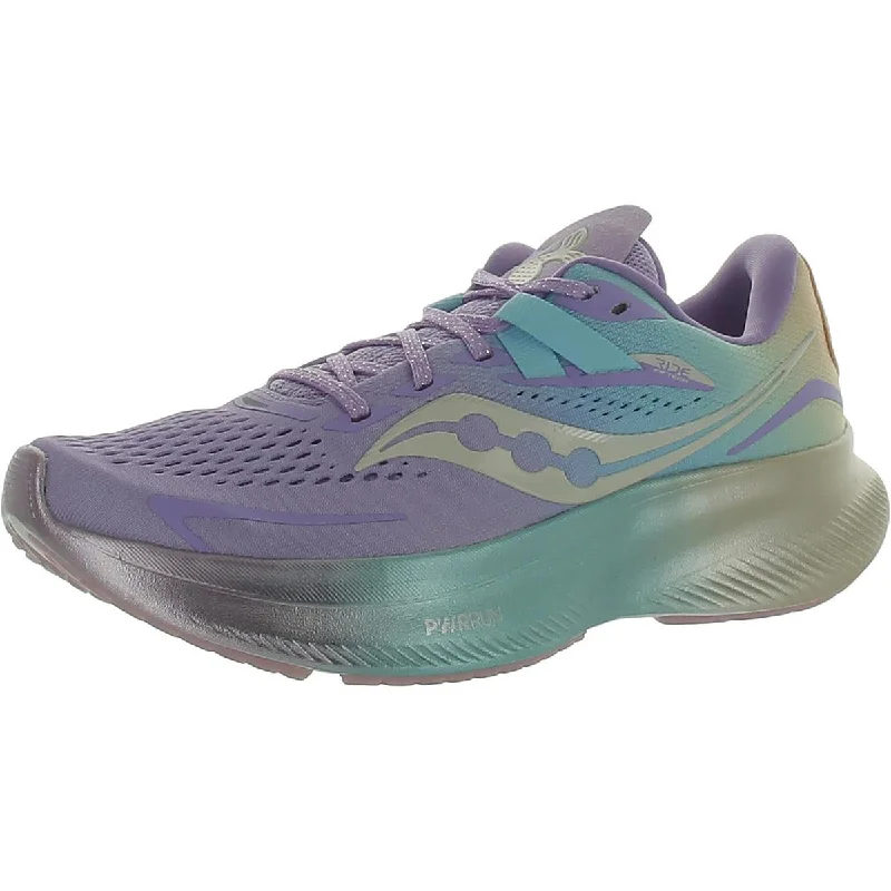 Running shoes with bold patterns -Saucony Mens Ride 15 Fitness Workout Running & Training Shoes