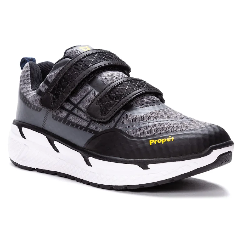 Propet Ultra Strap Grey/Black Sneaker (Men's)