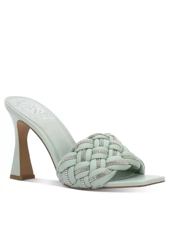 Slippers for long wear -Rayley Mule In Cool Mint