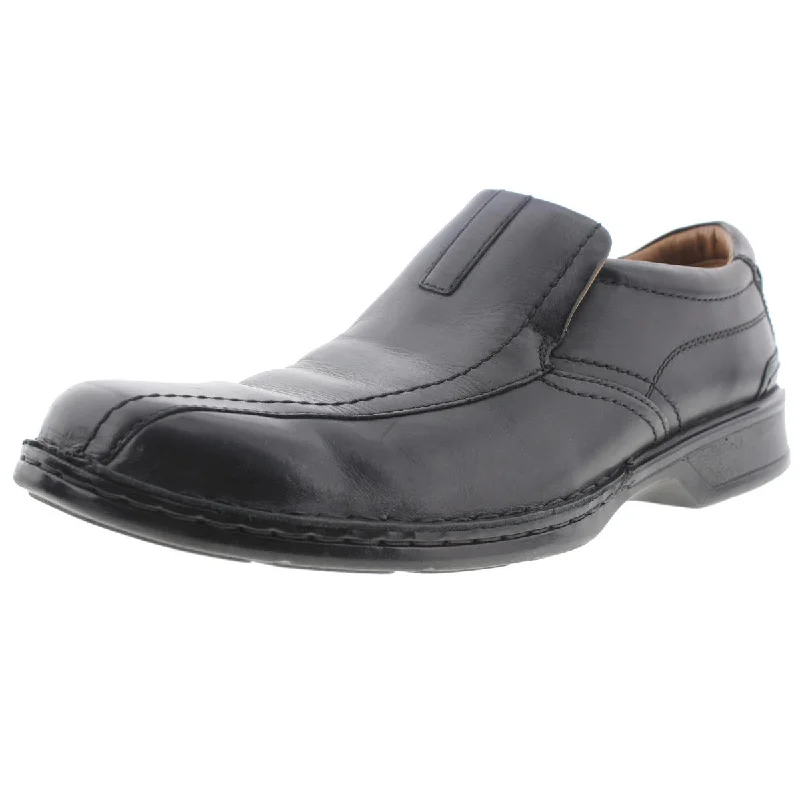 Loafers for long casual outings -Clarks Men's Escalade Step Leather Slip-On Dress Loafer