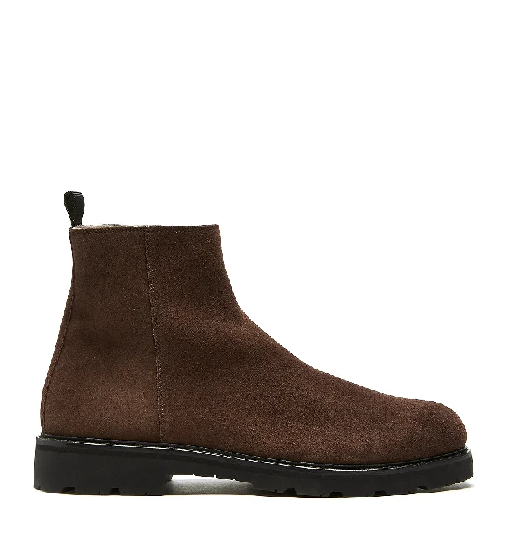 Boots for mellow wet days -LUDO MEN'S SHEARLING-LINED SUEDE BOOT